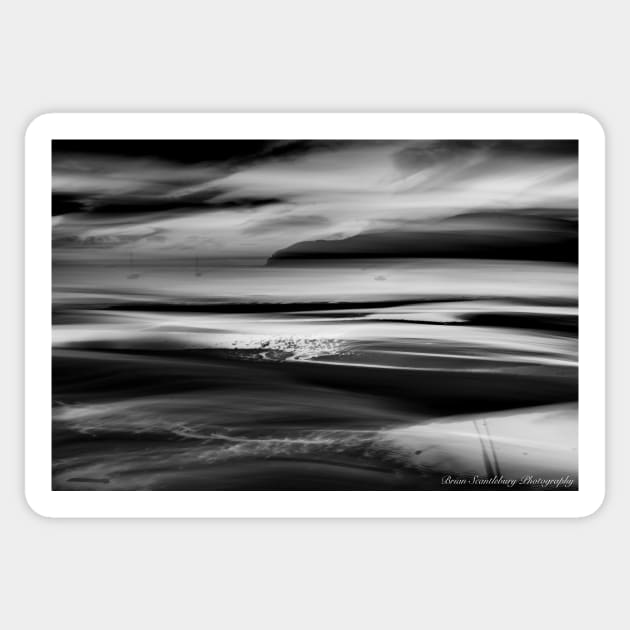 Black and white Abstract in nature intentional camera movement sunset Sticker by brians101